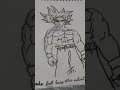 Full body drawing of Goku from#  Dragon Ball