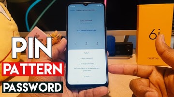 How To Set PIN Pattern Password in Realme 6i