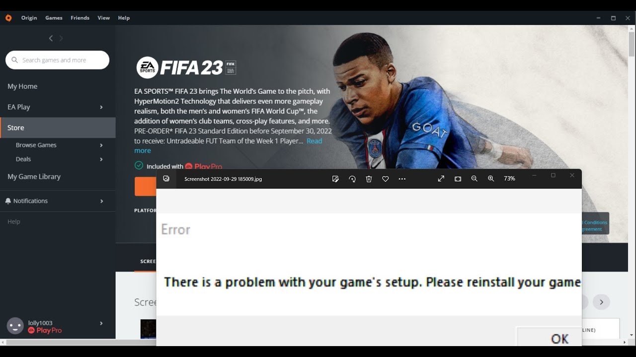 CANNOT LINK STEAM ACCOUNT TO ORIGIN. I bought FIFA 22 on steam. After  finish downloading, clicked PLAY, origin window pops up. Entered my id and  password to link. Then this error message