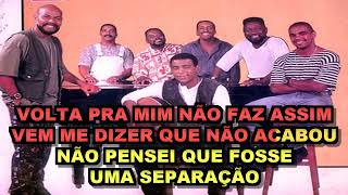 E Agora - Raça Negra   ( Karaoke)