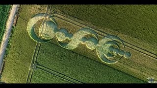 MaisnillesRuitz : des crop circles dans un champ