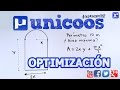 Optimización de una área dado el perímetro BACHILLERATO unicoos