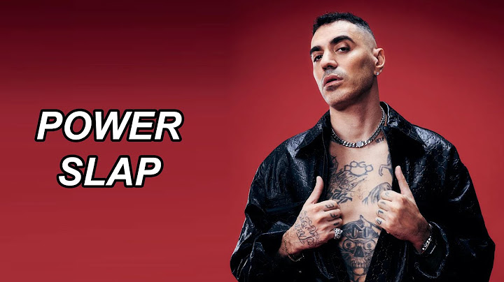 Marracash – POWER SLAP Lyrics