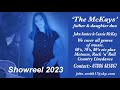 &#39;Showreel 2023&#39; Cassie McKay and John Santee
