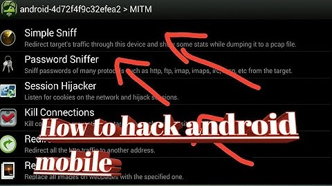 how to hack any android mobile | MITM attack |