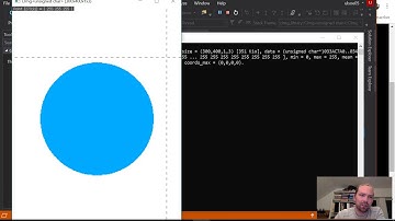 Images in c++ with CImg library: Draw, display and event loop.