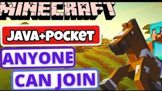 Minecraft Survival Live 🔴|| Public Smp 24/7 Java + Bedrock || Free to join || #minecraftgameplylive