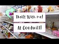 Goodwill Shelves Are PACKED!! Thrift With Me!
