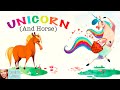  kids book read aloud unicorn and horse by david miles and hollie mengert