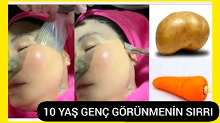 10 YAŞ GENÇLEŞTİREN MASKE-CİLDİ SIKILAŞTIRIR-İNCE ÇİZGİLERİ GİDERİR-ÖLÜ DERİYİ SOYAR 💯