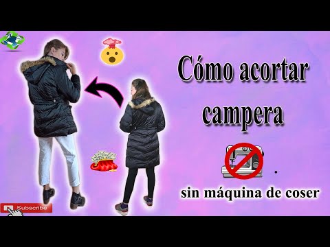 Video: Cómo Acortar Una Chaqueta De Plumas