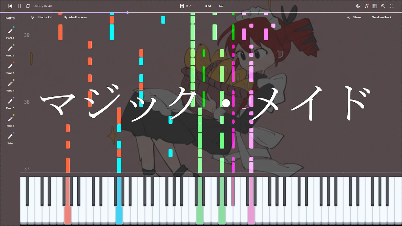 【ピアノ楽譜】マジック・メイド / MIMI【原曲再現】