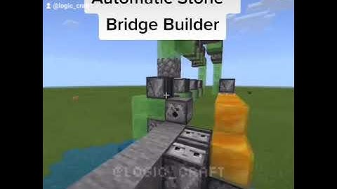 Minecraft Automatic Bridge Builder