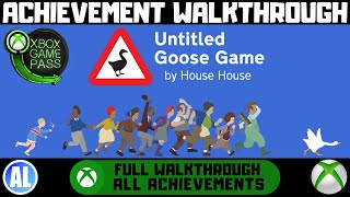 Untitled Goose Game (Xbox) Achievement Walkthrough #xbox #xboxgamepass #untitledgoosegame
