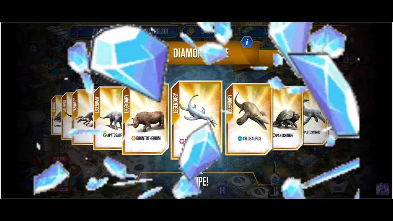 Time For Diamond Spin & Kentrosaurus Pack! Jurassic World The Game| R 