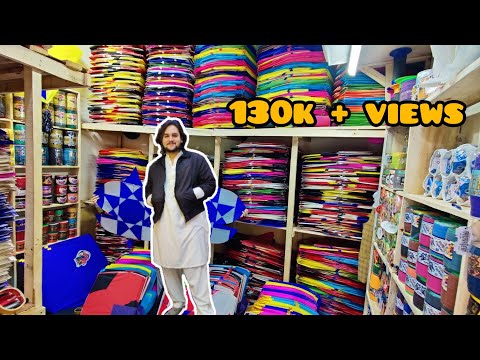 packing the order in Yakatoot biggest kite bazar Pakistan peshawar