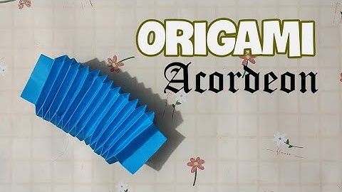 How to Make Origami Accordion : 🎹 🎶 Paper Accordéon 🎼 #OrigamiAccordion #origami #accordéon