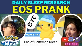 Daily Sleep Research: I Pranked Her with an EOS in #pokemonsleep