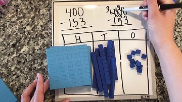 Subtraction with 3 Digits using Base Ten Blocks