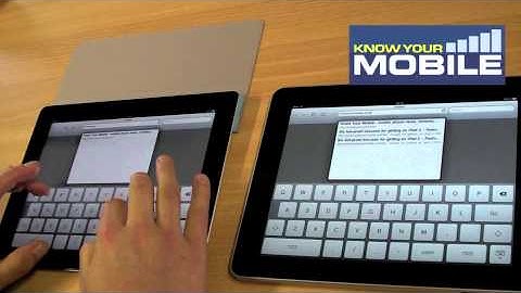 iPad 2 vs iPad: Safari browser speed test