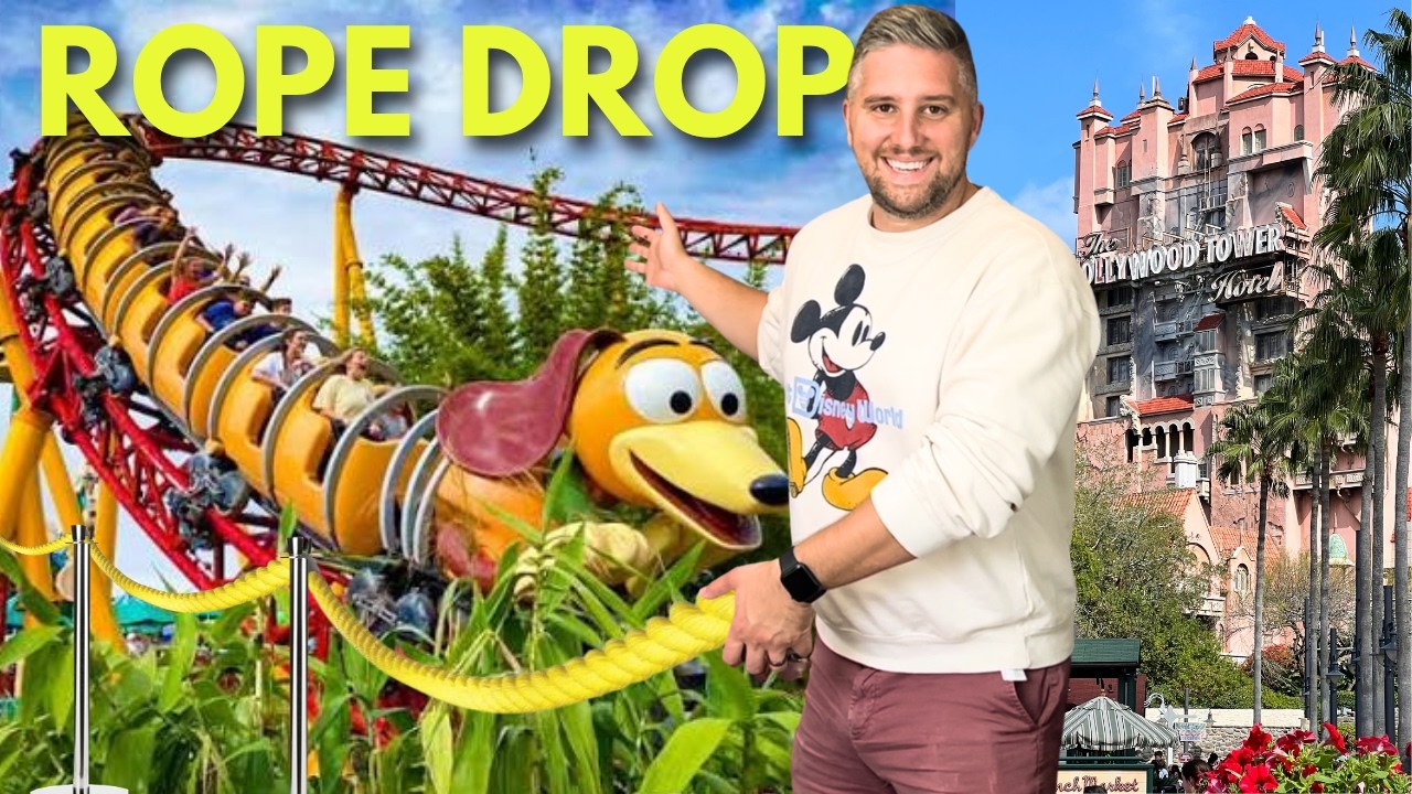 We RAN to Slinky Dog Dash at Rope Drop! | Hollywood Studio