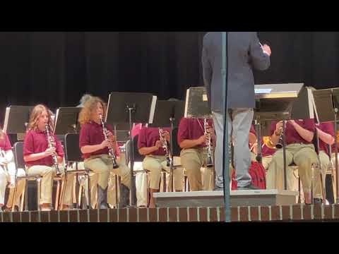 East Ouachita Middle School Band Performance 03-17-2023