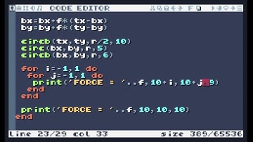 TIC-80 Beginner Tutorial #25 - Point and Click - Force / Attraction