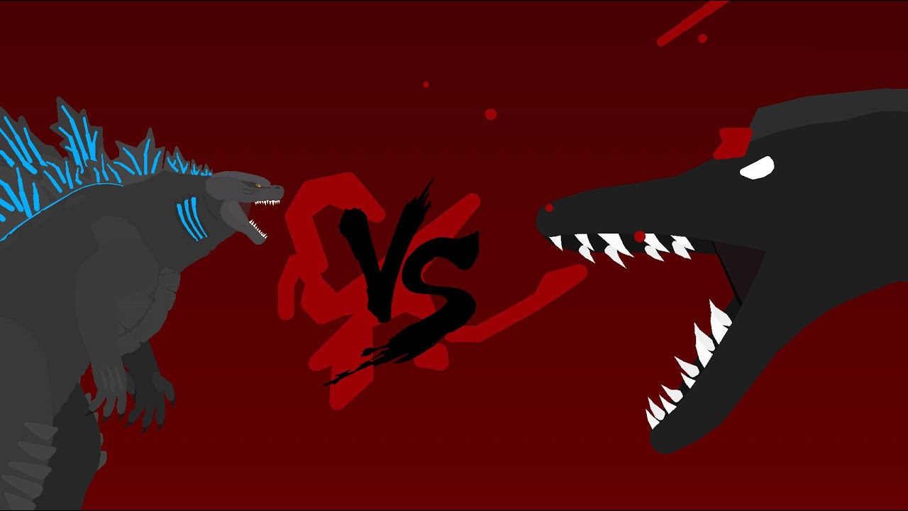 Godzilla Earth and Filius vs. SCP 3000 