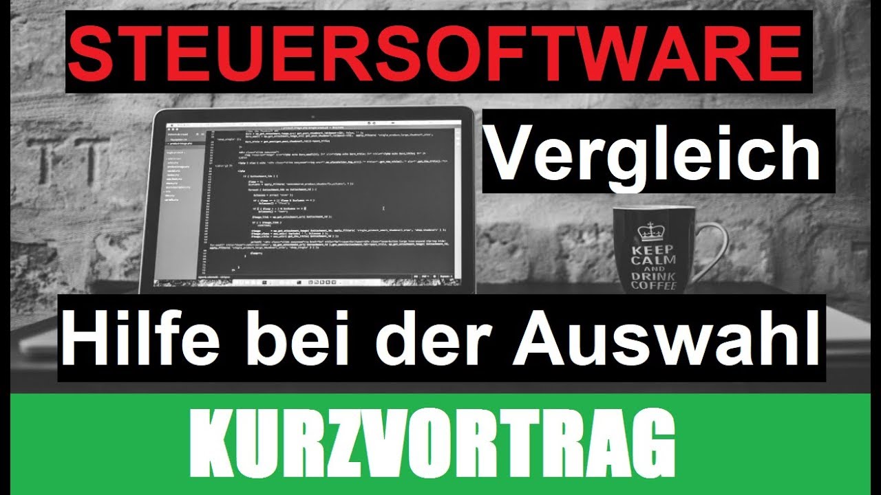 Steuersoftware Vergleich Steuererklarung Selber Machen Youtube