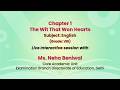 NCERT   Chapter 1 The Wit That Won Hearts   Subject: English  (Grade: VIII)    Live