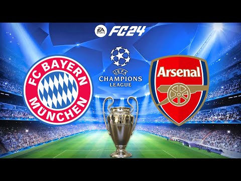 Bayern Munchen vs Arsenal - UEFA Champions League UCL Quarter-Final 2024 - PS5™ Gameplay