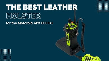 How to Install: Version 3 D-Ring Leather Holster for Motorola APX 6000XE