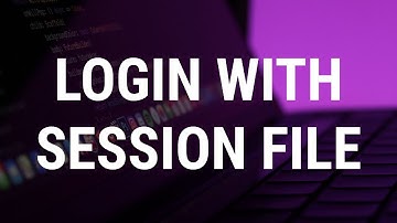Login to Telegram App with Session File or String