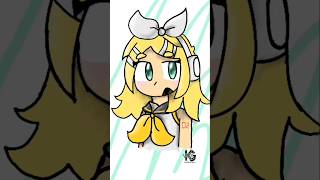 Drawing Kagamine Rin! 💛 Rate my style out of 10 in the comments! 👇#AnimeArt #DigitalDrawing