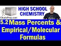 Stoichiometry and Empirical Formulas Quiz