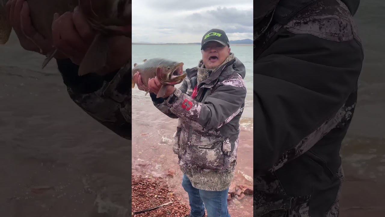 Missing Antero Reservoir: Fishing In The Wind N Hartsel, Colorado: Incredible Cutbow: #fishing #fun