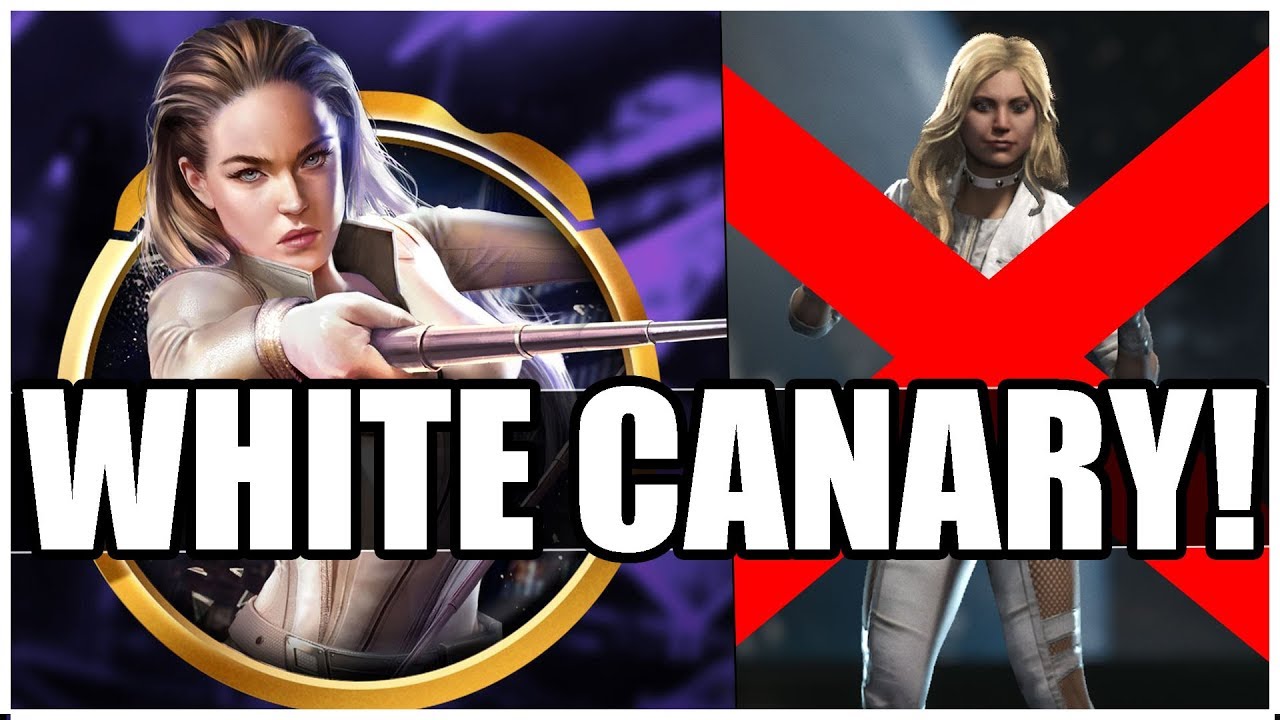 White Canary In Injustice 2 Mobile.. Still no CW Content on Console or PC?