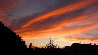 ROMÁNTICA y evocadora puesta de Sol en Candás, Asturias