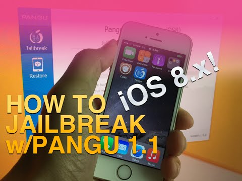 HOW TO Jailbreak iOS 8.x with Pangu 1.1 and install Cydia