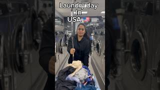 Laundry day in USA | New Jersey #shorts #shortsvideo #usa #laundry #laundromat #viral #trending #nyc