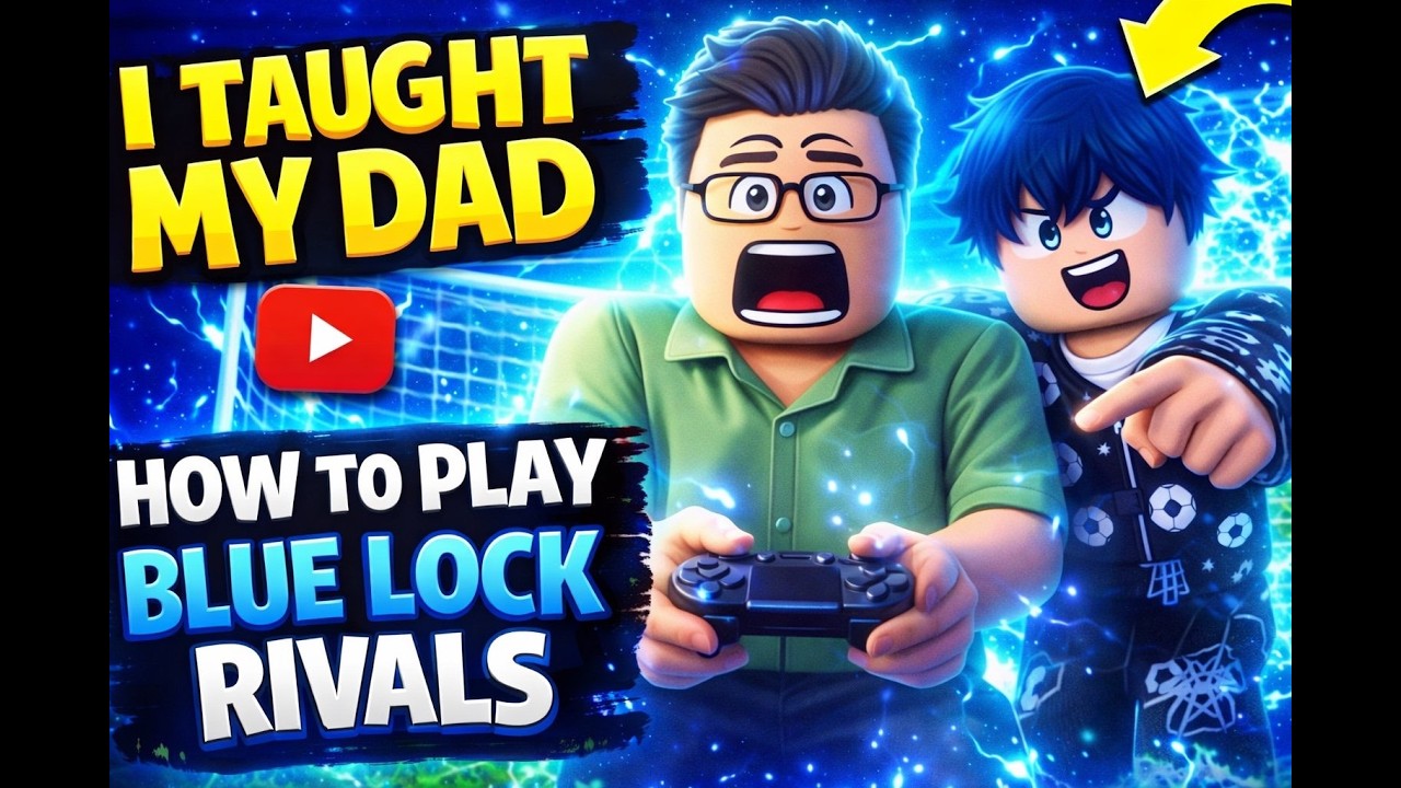 I Taught My Dad How To Play Blue Lock Rivals (He Actually Cooked 💀 ...