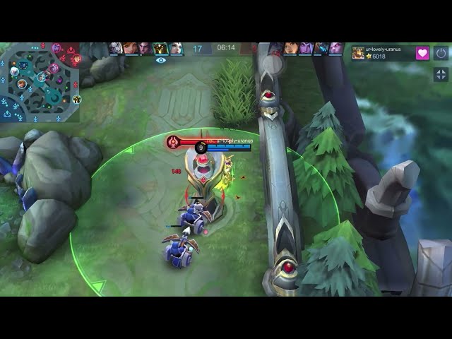 REVIEW GAMEPLAY MOBILE  LEGENDS HERO KE 21 URANUS PART 3 class=