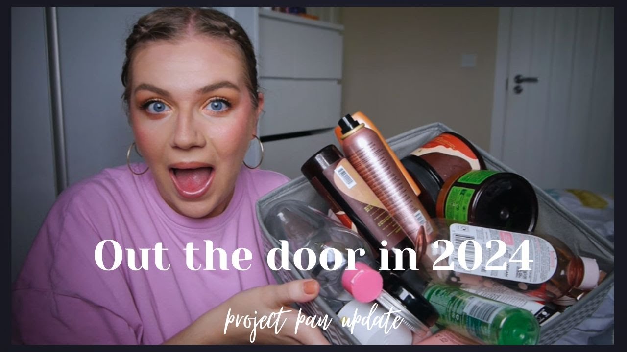 Soooo many empties! Project Pan Update | Out the Door in 2024