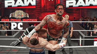 WWE 2K25 | CM Punk vs John Cena – Champion vs Champion Match Highlights