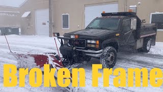 Broken Chevy 3500 truck frame repair, Michigan 2023 Plow season begins! by Fast Dad Garage 1,546 views 5 months ago 11 minutes, 29 seconds