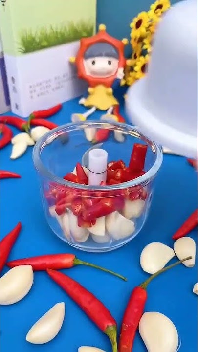 how-to-blend-vegetables-in-a-second-with-mini-blender-works-really