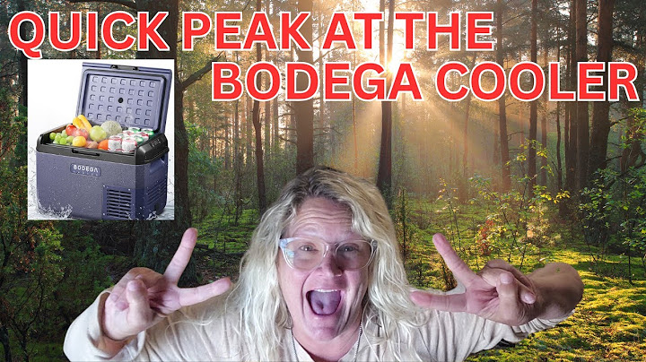 #VANLIFE - BODEGA COOLER PEAK