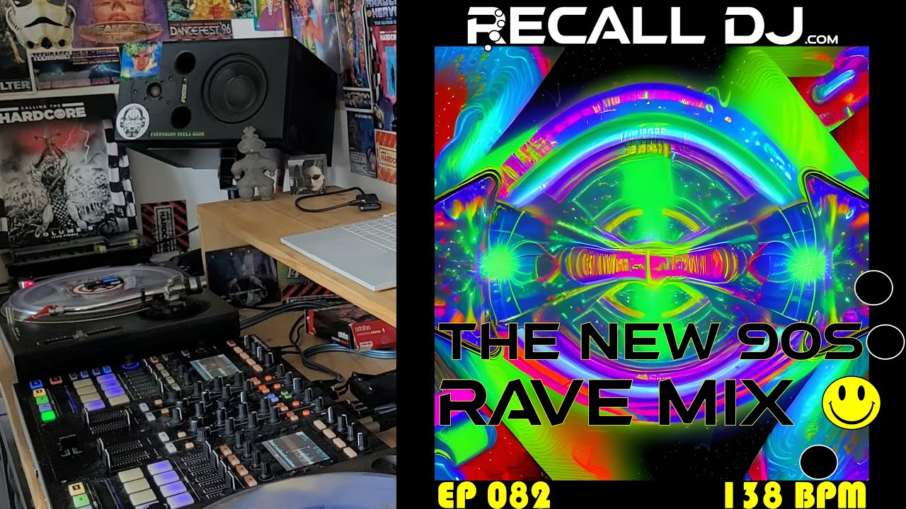 082 - The NEW 90's RAVE Mix (138 bpm) - BREAKBEAT (BREAKS, PIANO, 2 ...