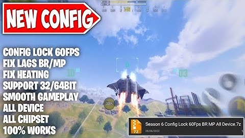 SEASON 6 CONFIG LOCK MAX FRAME RATE IN COD MOBILE | FIX LAGS BR/MP | CONFIG 60FPS CODM