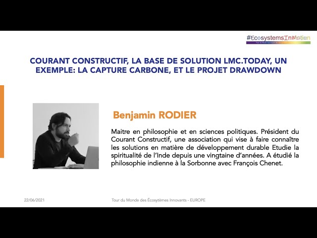 Courant constructif - Benjamin RODIER